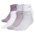 adidas Women's Athletic Cushioned 6-Pack Low Cut Sock-1