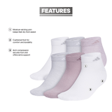 adidas Women's Athletic Cushioned 6-Pack Low Cut Sock-2
