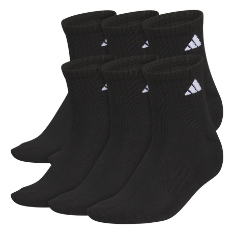adidas Women's Classic Cushioned 6-Pack Quarter Sock-1