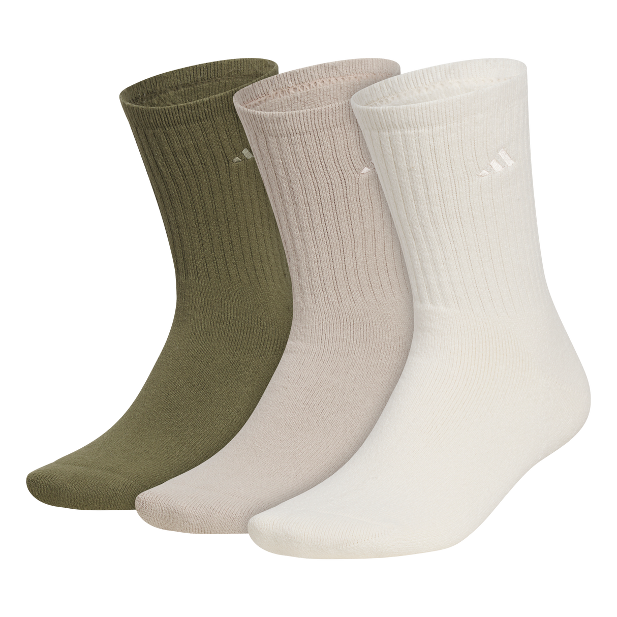 adidas Men's Cushioned Comfort 3-Pack Crew Sock-1
