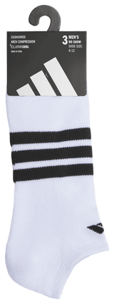 adidas Men's Cushioned 3-Stripe 4.0 3-Pack No Show Sock-6