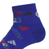 adidas Youth Cushioned Graphic 2.0 6-Pack Quarter Sock-2