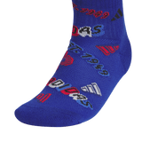 adidas Youth Cushioned Graphic 2.0 6-Pack Quarter Sock-3