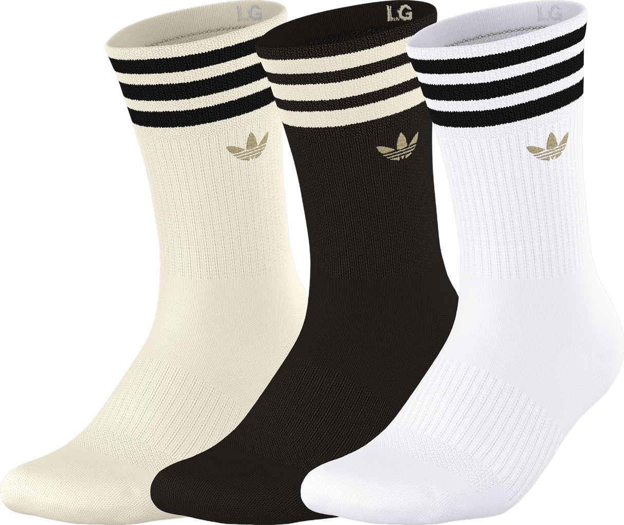 adidas Men's Cushioned Sport 5.0 3-Pack High Quarter Sock-1
