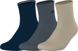 adidas Men's Cushioned Sport 5.0 3-Pack High Quarter Sock-1