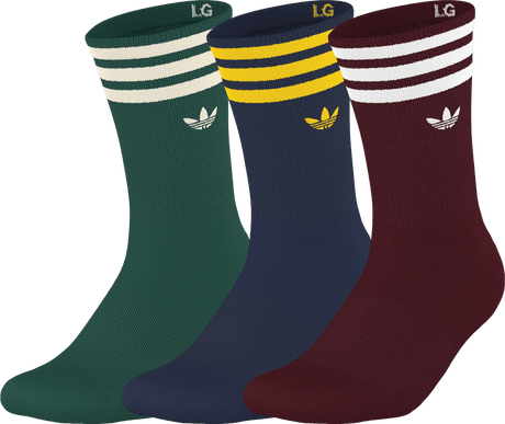 adidas Men's Cushioned Sport 5.0 3-Pack High Quarter Sock-1