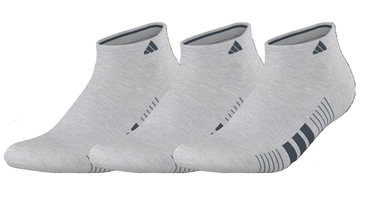 adidas Men's Cushioned 4.0 3-Pack Low Cut Sock-1
