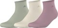 adidas Women's Cushioned Comfort 3.0 3-Pack Quarter Sock-1