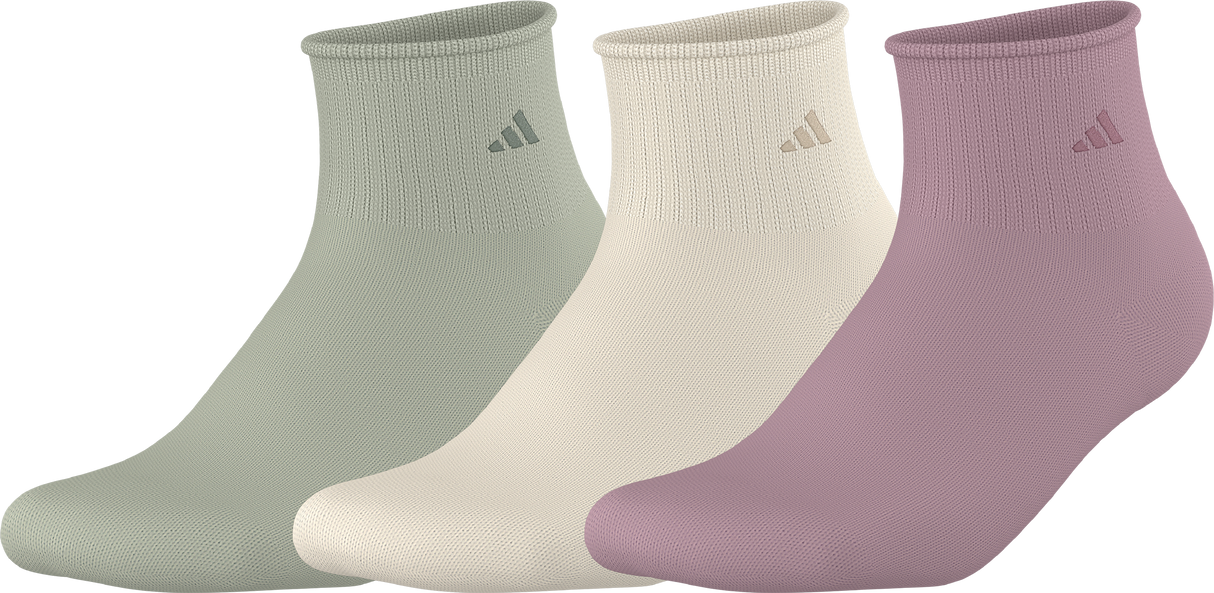 adidas Women's Cushioned Comfort 3.0 3-Pack Quarter Sock-1