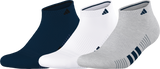 adidas Men's Cushioned 4.0 3-Pack Low Cut Sock-1