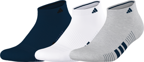 adidas Men's Cushioned 4.0 3-Pack Low Cut Sock-1