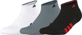 adidas Men's Cushioned 4.0 3-Pack Low Cut Sock-1