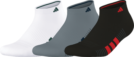 adidas Men's Cushioned 4.0 3-Pack Low Cut Sock-1
