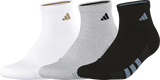 adidas Women's Performance Ruffle 3-Pack Quarter Sock-1