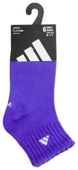 adidas Girl's Sport Fashion 6-Pack Quarter Sock-5