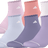 adidas Girl's Sport Fashion 6-Pack Quarter Sock-1