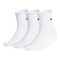 adidas Women's Performance Ruffle 3-Pack Quarter Sock-1