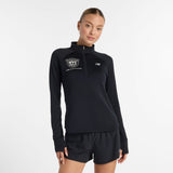 New Balance Women's United Airlines NYC Half Athletics Heat Grid Half Zip-3