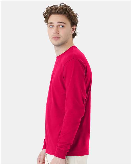 Hanes Men's Essential-T Long Sleeve T-Shirt-4