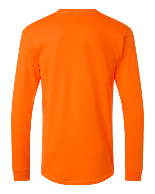 Tultex Men's Heavyweight Jersey Long Sleeve T-Shirt-2
