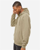 Tultex Men's Full-Zip Hooded Sweatshirt-4