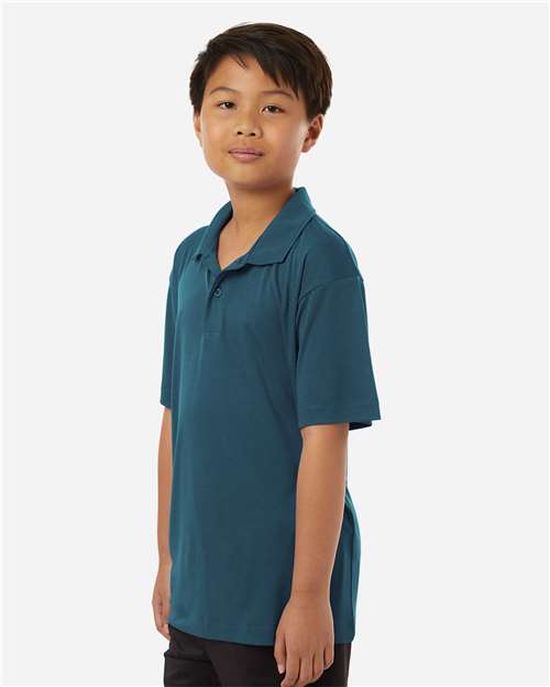 AllPro Youth Pro-Lock Performance Polo-4