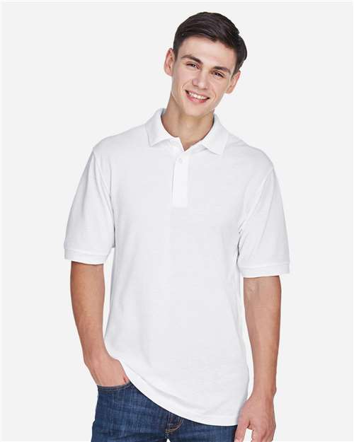 Harriton Men's Easy Blend Polo-3
