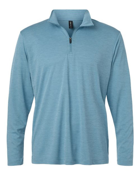 AllPro Men's Pro-Lock Performance Mélange Quarter-Zip Pullover-1