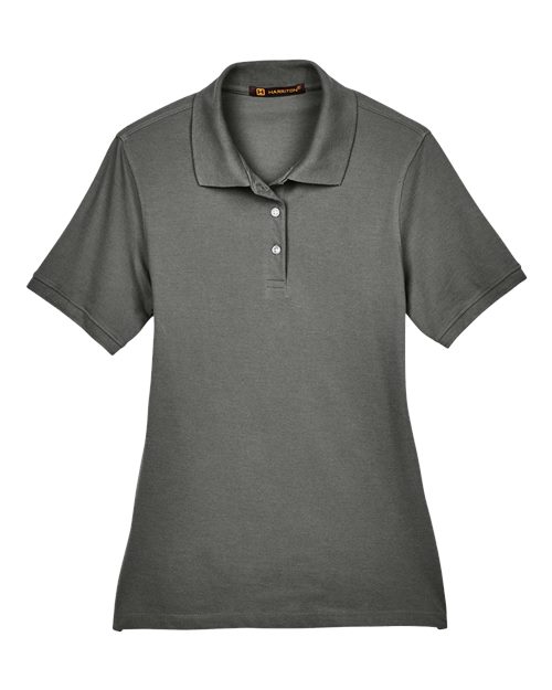 Harriton Women's Easy Blend Polo-1