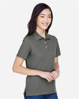 Harriton Women's Easy Blend Polo-4