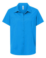 CORE365 Women's UltraUVP Shoreline Short Sleeve Staff Shirt-1