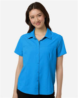 CORE365 Women's UltraUVP Shoreline Short Sleeve Staff Shirt-3