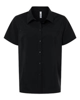 CORE365 Women's UltraUVP Shoreline Short Sleeve Staff Shirt-1