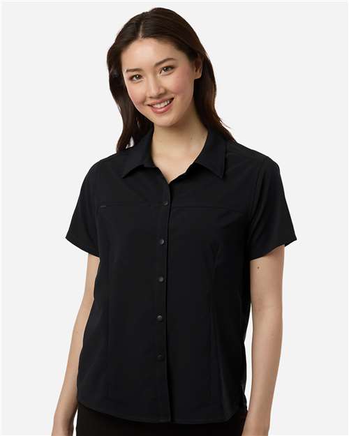 CORE365 Women's UltraUVP Shoreline Short Sleeve Staff Shirt-3