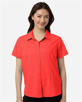 CORE365 Women's UltraUVP Shoreline Short Sleeve Staff Shirt-3