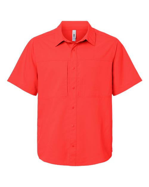 CORE365 Men's UltraUVP Shoreline Short Sleeve Staff Shirt-1