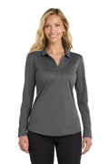 Port Authority Women's    Silk Touch     Performance Long Sleeve Polo