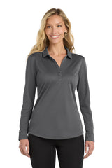 Port Authority Women's    Silk Touch     Performance Long Sleeve Polo