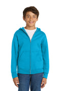 Port & Co Youth   Core Fleece Full-Zip Hooded Sweatshirt PC78YZH