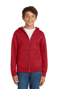 Port & Co Youth   Core Fleece Full-Zip Hooded Sweatshirt PC78YZH