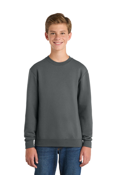 Port & Co Youth   Core Fleece Crewneck Sweatshirt PC78Y