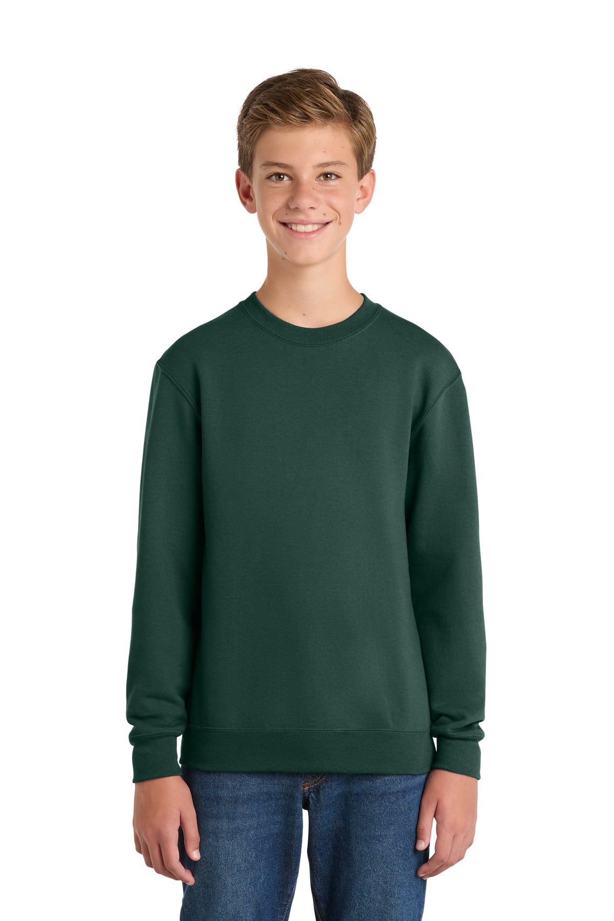 Port & Co Youth   Core Fleece Crewneck Sweatshirt PC78Y