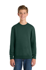 Port & Co Youth   Core Fleece Crewneck Sweatshirt PC78Y