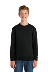 Port & Co Youth   Core Fleece Crewneck Sweatshirt PC78Y