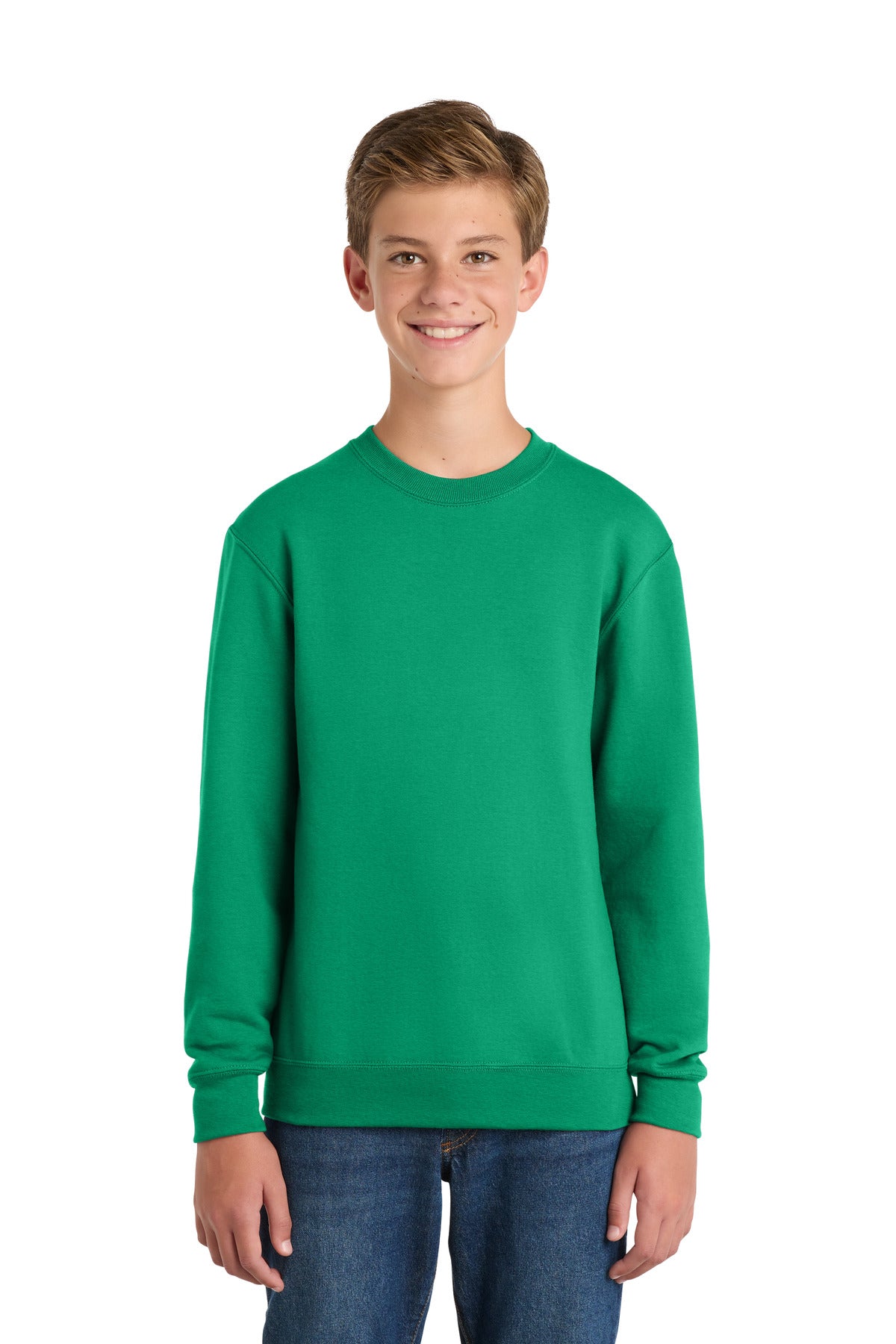 Port & Co Youth   Core Fleece Crewneck Sweatshirt PC78Y
