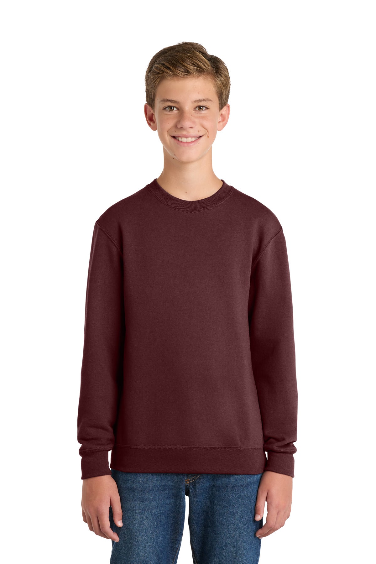 Port & Co Youth   Core Fleece Crewneck Sweatshirt PC78Y