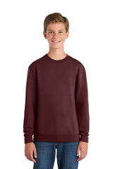 Port & Co Youth   Core Fleece Crewneck Sweatshirt PC78Y