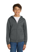 Port & Co Youth   Core Fleece Full-Zip Hooded Sweatshirt PC78YZH