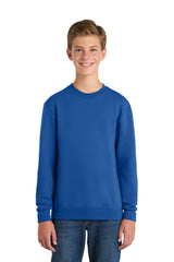 Port & Co Youth   Core Fleece Crewneck Sweatshirt PC78Y