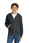Port & Co Youth   Core Fleece Full-Zip Hooded Sweatshirt PC78YZH